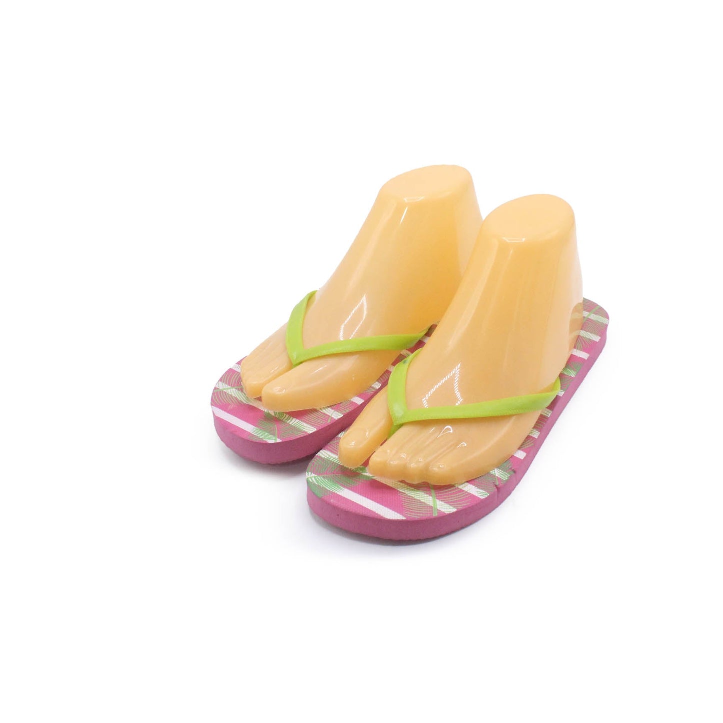 Classic Pink And Green Flip Flop