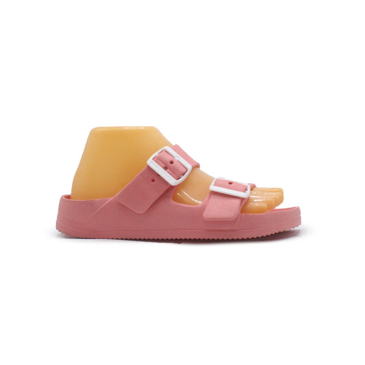 Classic Pink Double Strap Slide