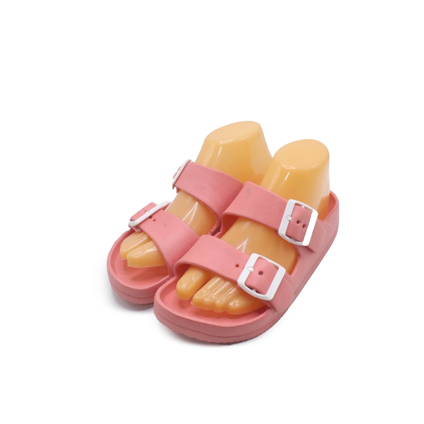 Classic Pink Double Strap Slide