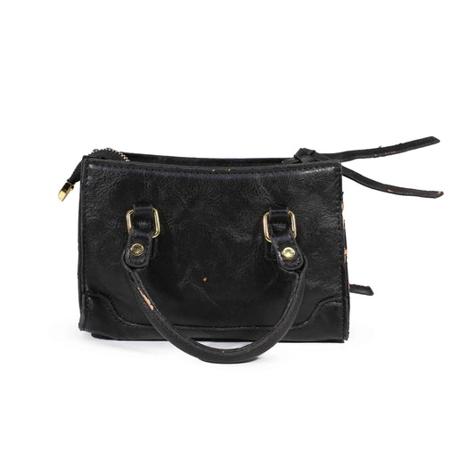 Classic Black Shoulder Bag