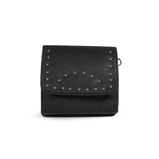 Classic Black Shoulder Bag