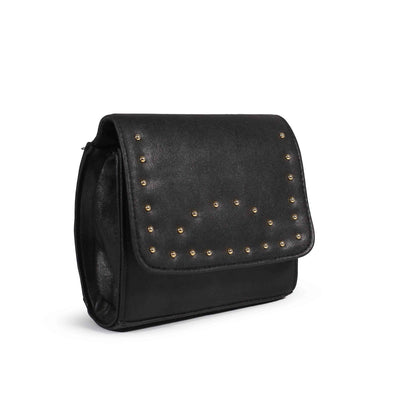 Classic Black Shoulder Bag