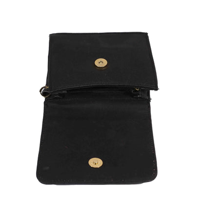 Classic Black Shoulder Bag