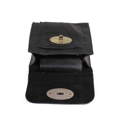 CLASSIC WOMENS BLACK SHOULDER BAG