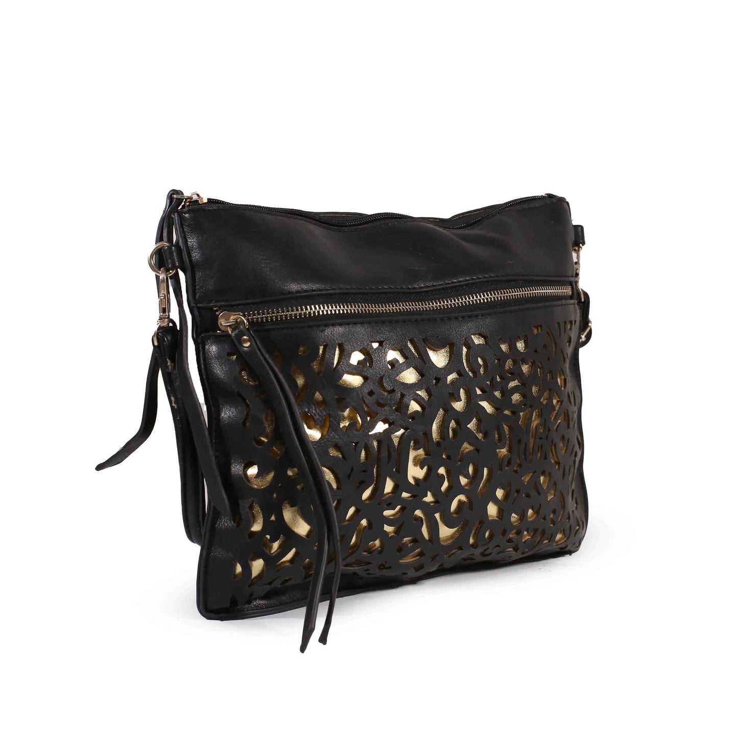 Classic Black Shoulder Bag