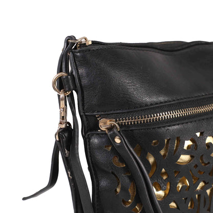 Classic Black Shoulder Bag