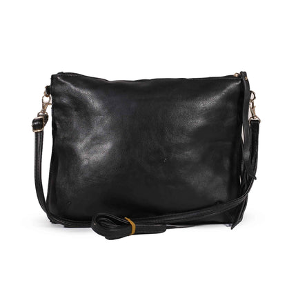 Classic Black Shoulder Bag