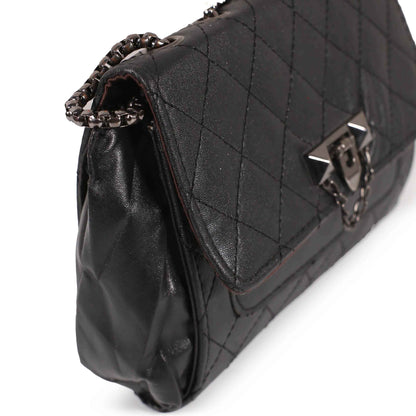 Classic Black Shoulder Bag