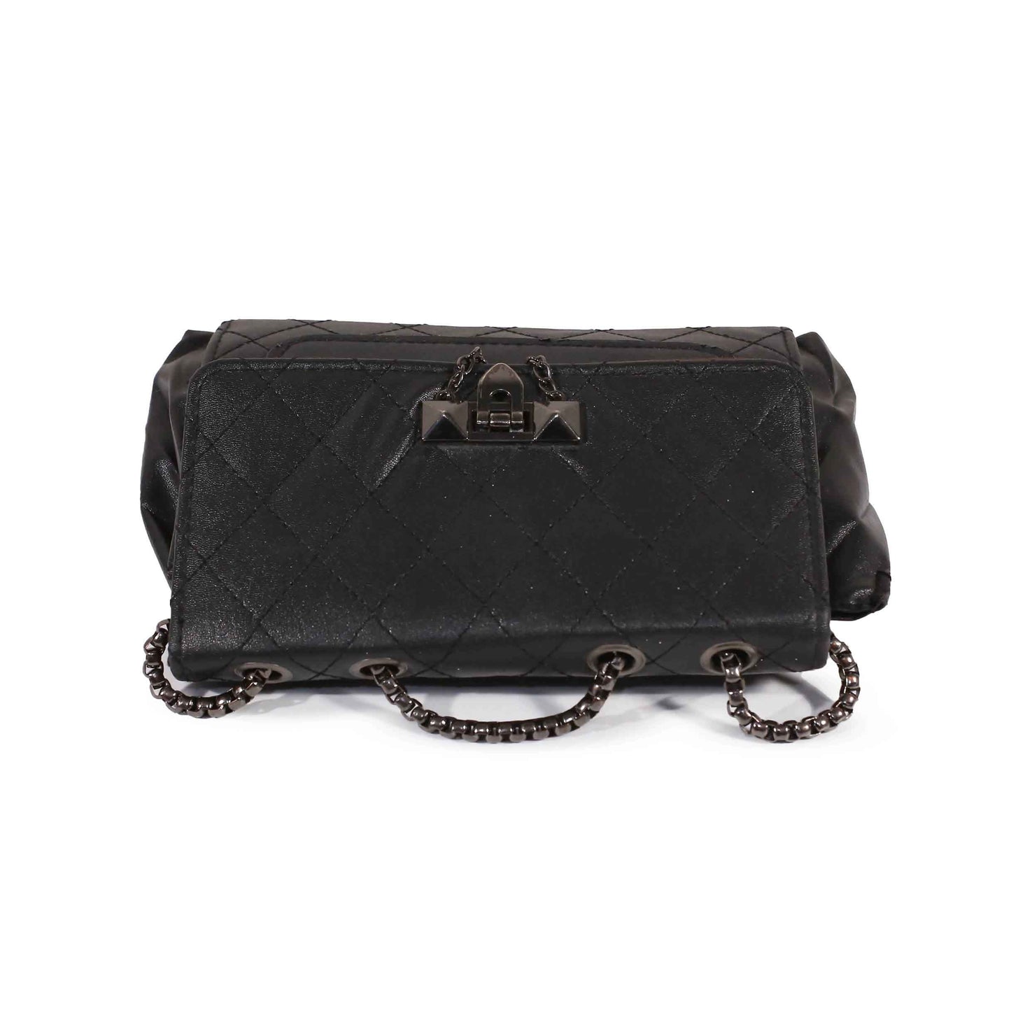 Classic Black Shoulder Bag