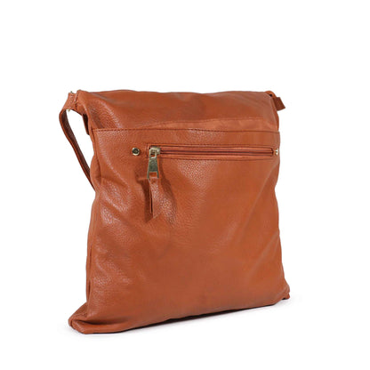 CLASSIC BROWN CROSS BODY BAG