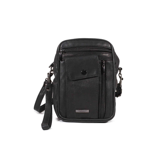 Lorenz Black Crossbody Bag