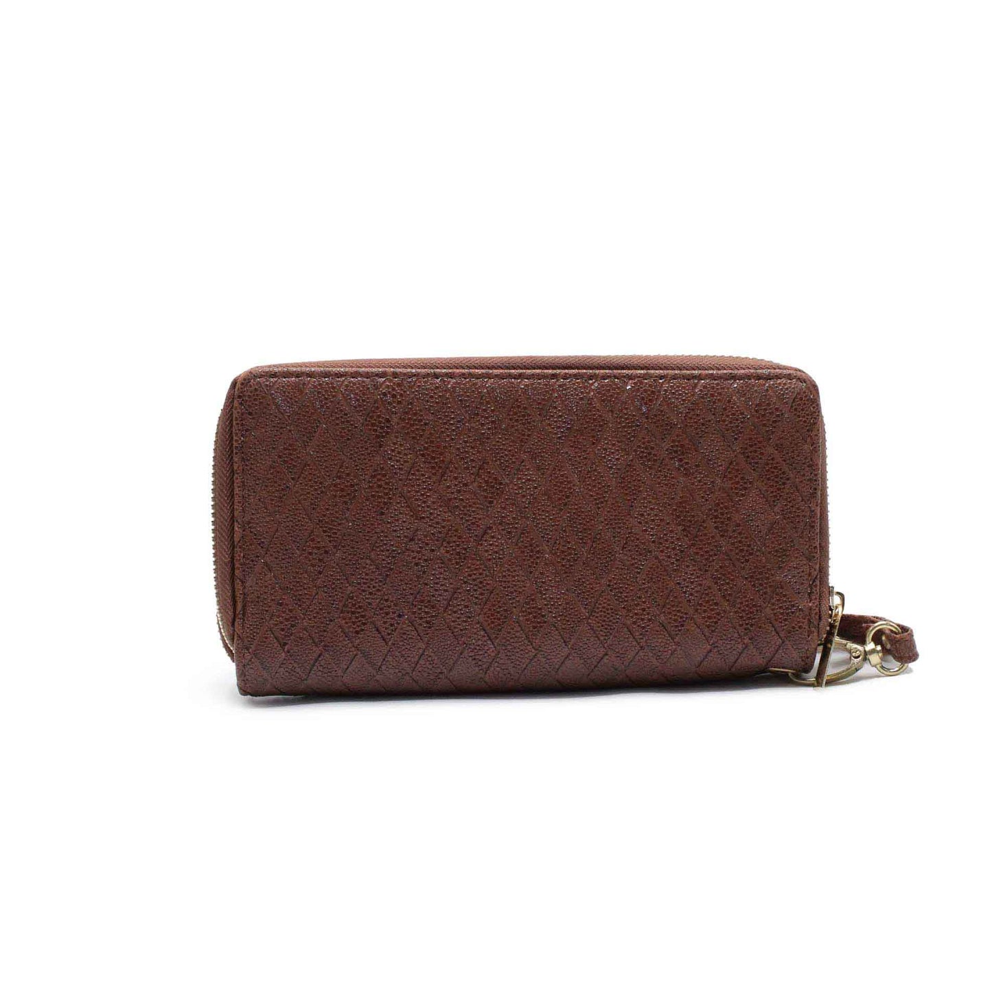 CLASSIC WOMENS BROWN CLUTCH