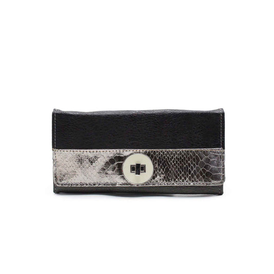 ATMOSPHERE WOMENS BLACK CLUTCH