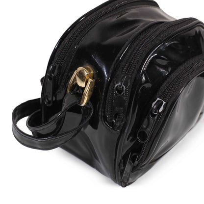 Beetle Black Crossbody Bag