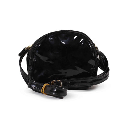 Beetle Black Crossbody Bag