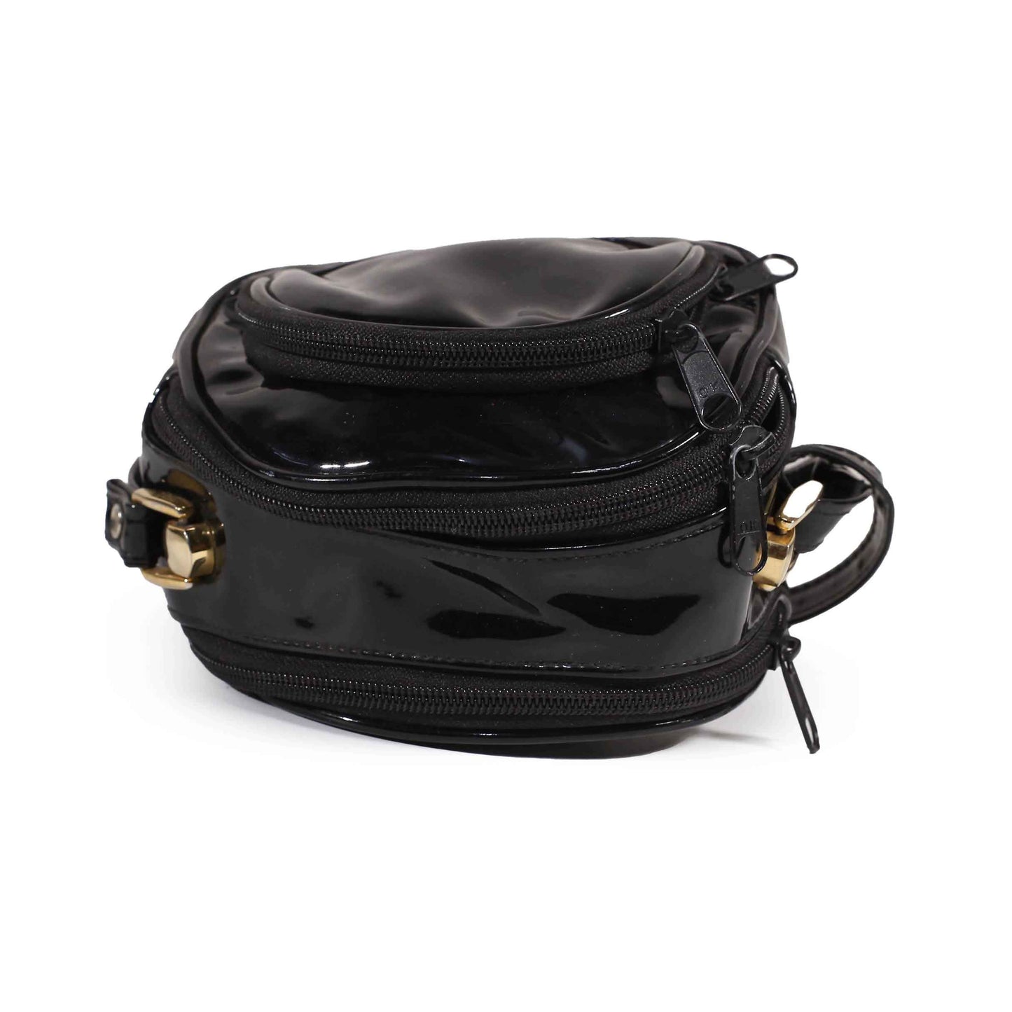 Beetle Black Crossbody Bag