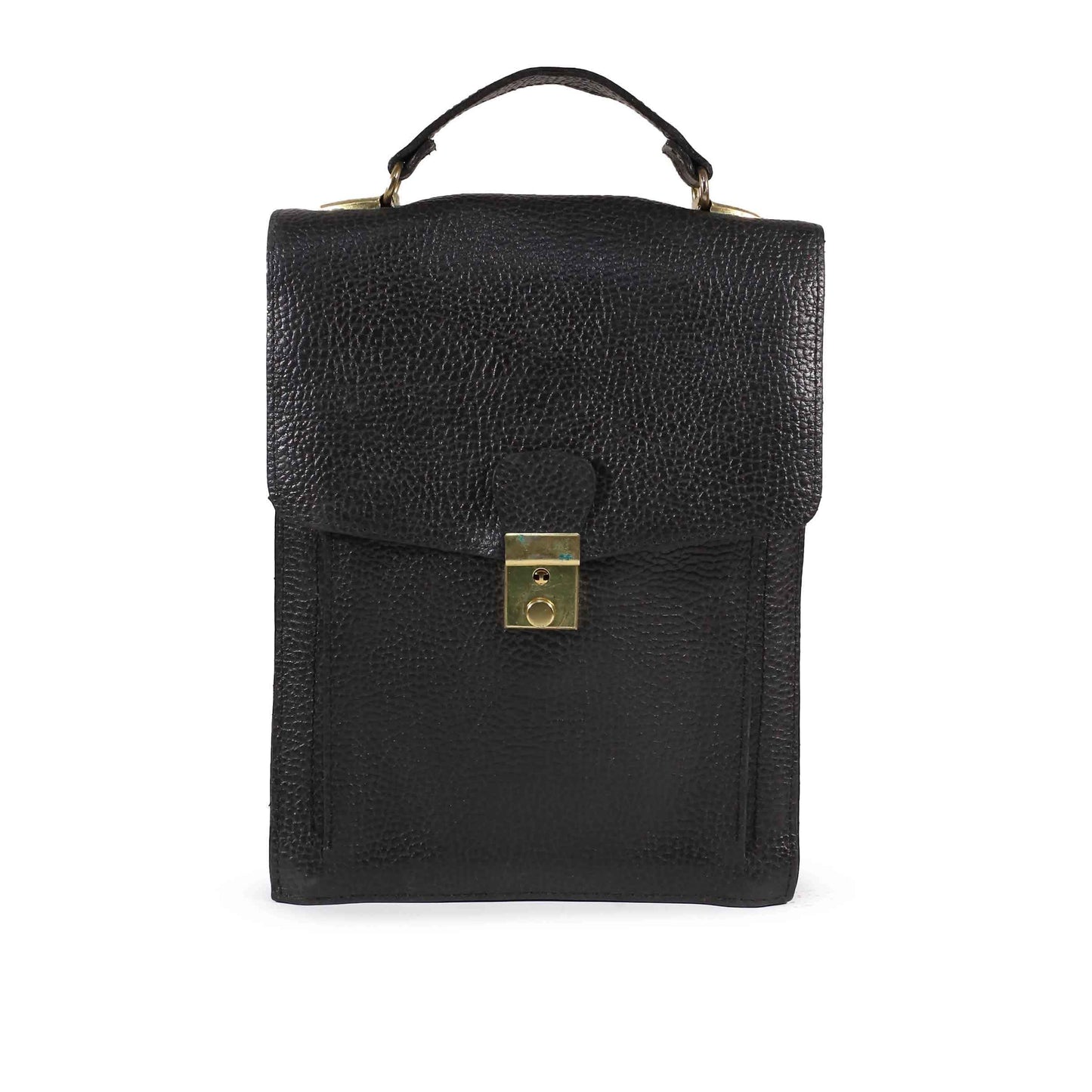 CLASSIC BLACK TOP HANDLE BAG