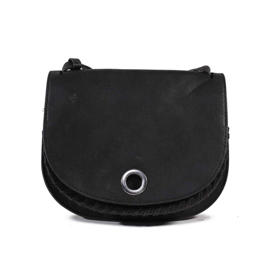 TEX WOMENS BLACK SHOULDER BAG