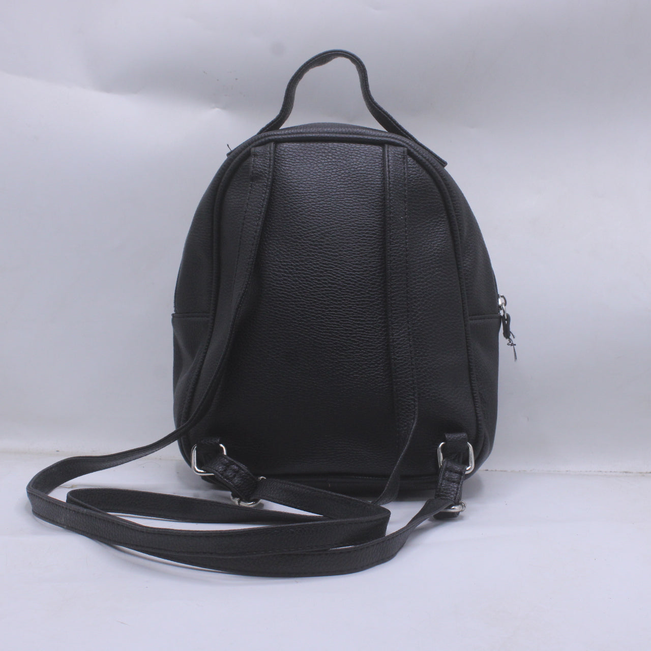 Primark Mini Backpack Black Faux Leather Bag