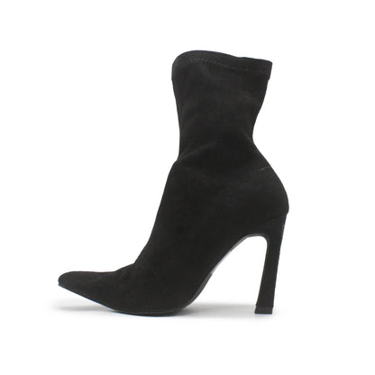 Boohoo Flared Heel Boot