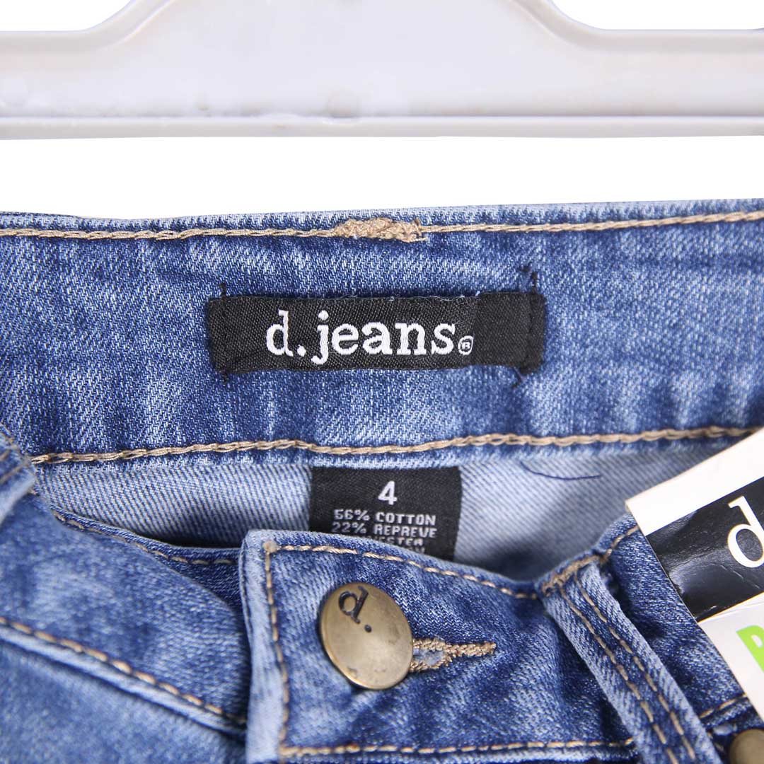 D.JEANS HIGH WAISTED CUFFED JEANS