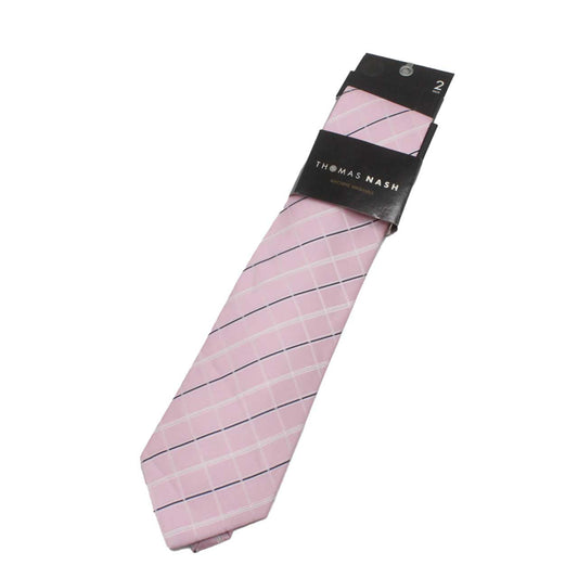 Thomas Nash Mens Pink Tie