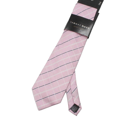 Thomas Nash Mens Pink Tie