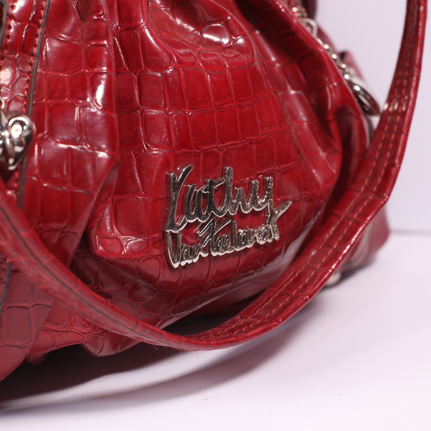 Kathy Van Zeeland Red Women Bag