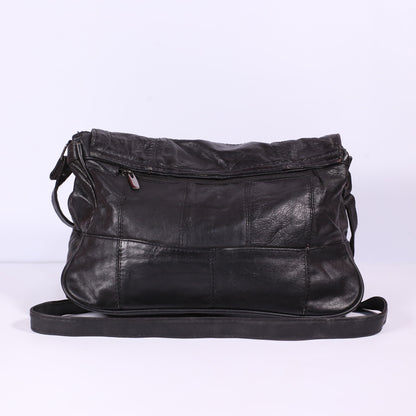 Lorenz Accessories Black Leather Bag