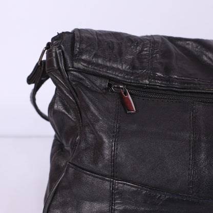 Lorenz Accessories Black Leather Bag