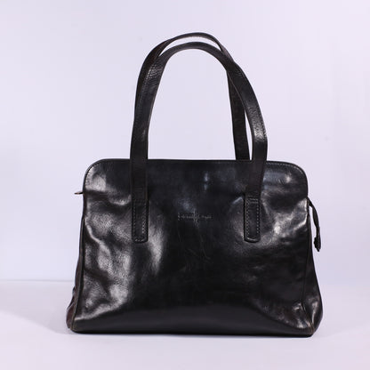 Gianni Conti Black Leather Bag