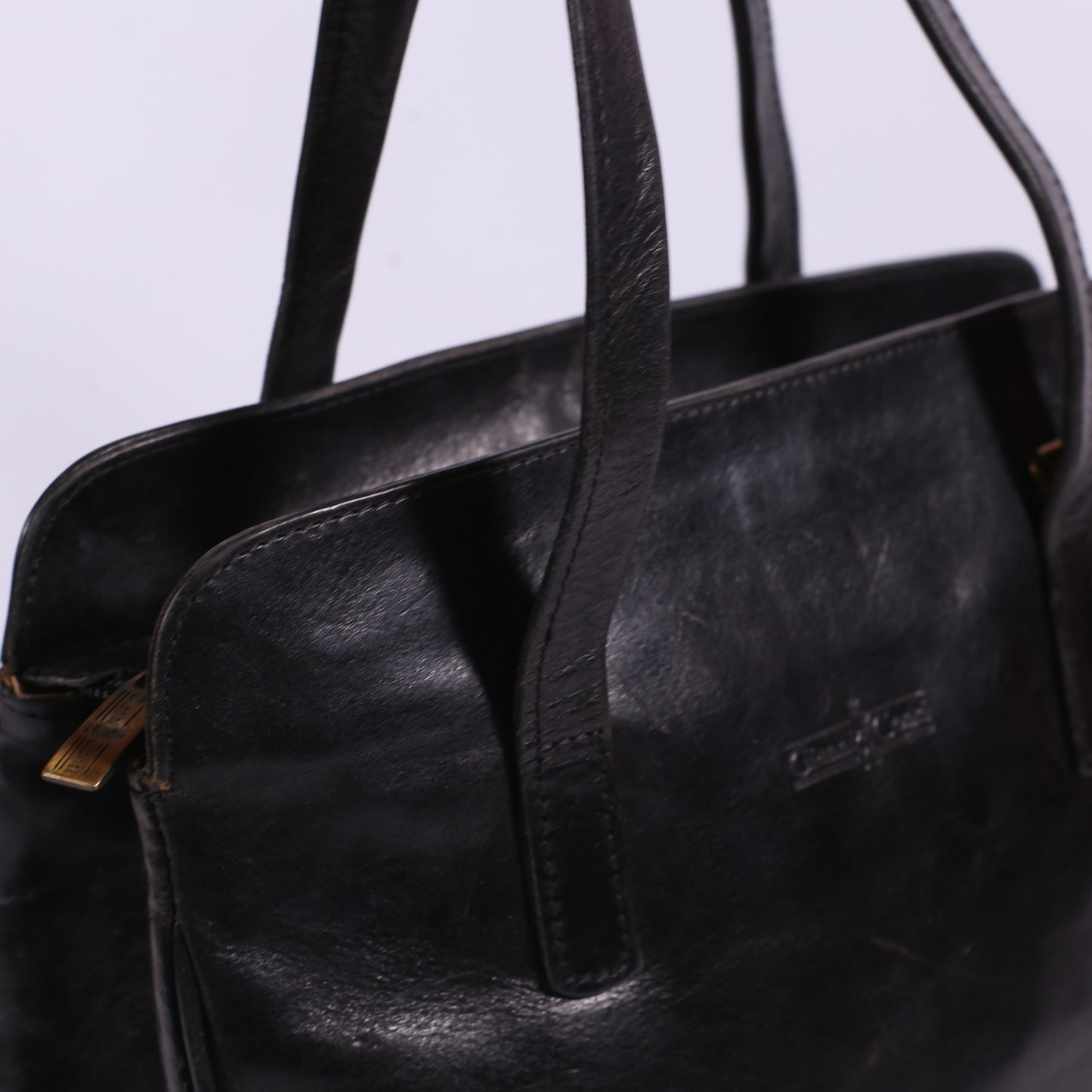 Gianni Conti Black Leather Bag