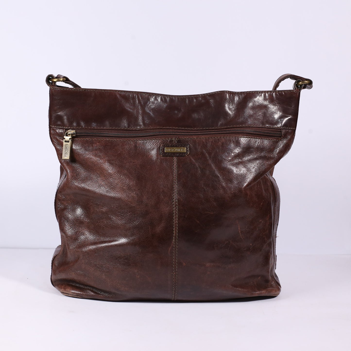 Visconti  Leather Crossbody Shoulder Bag