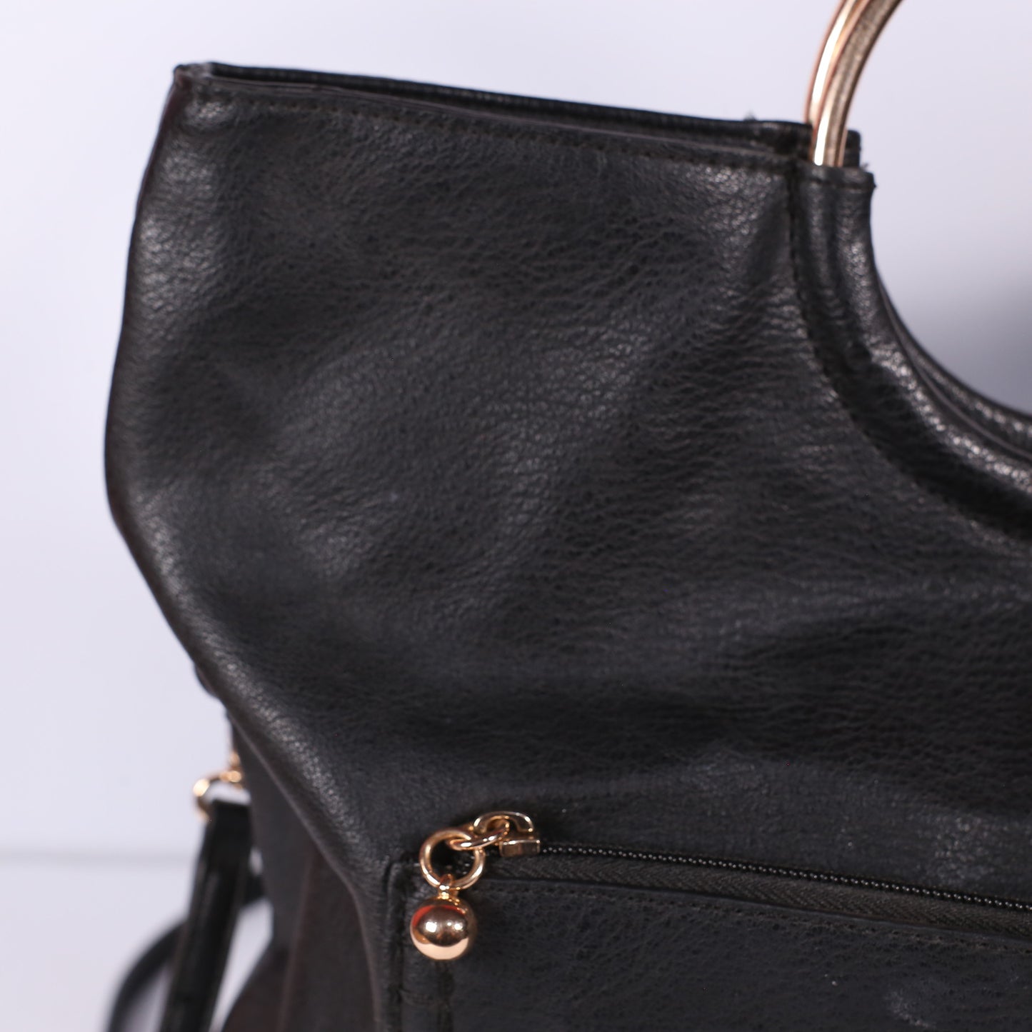 Lauren Conrad Black Leather Bag