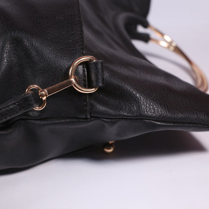 Lauren Conrad Black Leather Bag