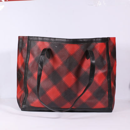 Victoria's Secret Red And Black Tote Bag