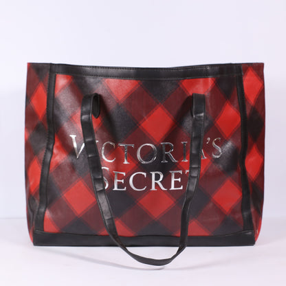 Victoria's Secret Red And Black Tote Bag