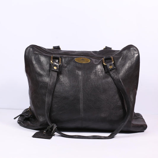 Rowallan Black Leather Bag