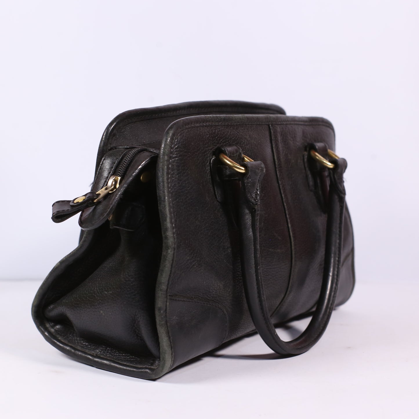 Liz Claiborne Black Leather Women Bag