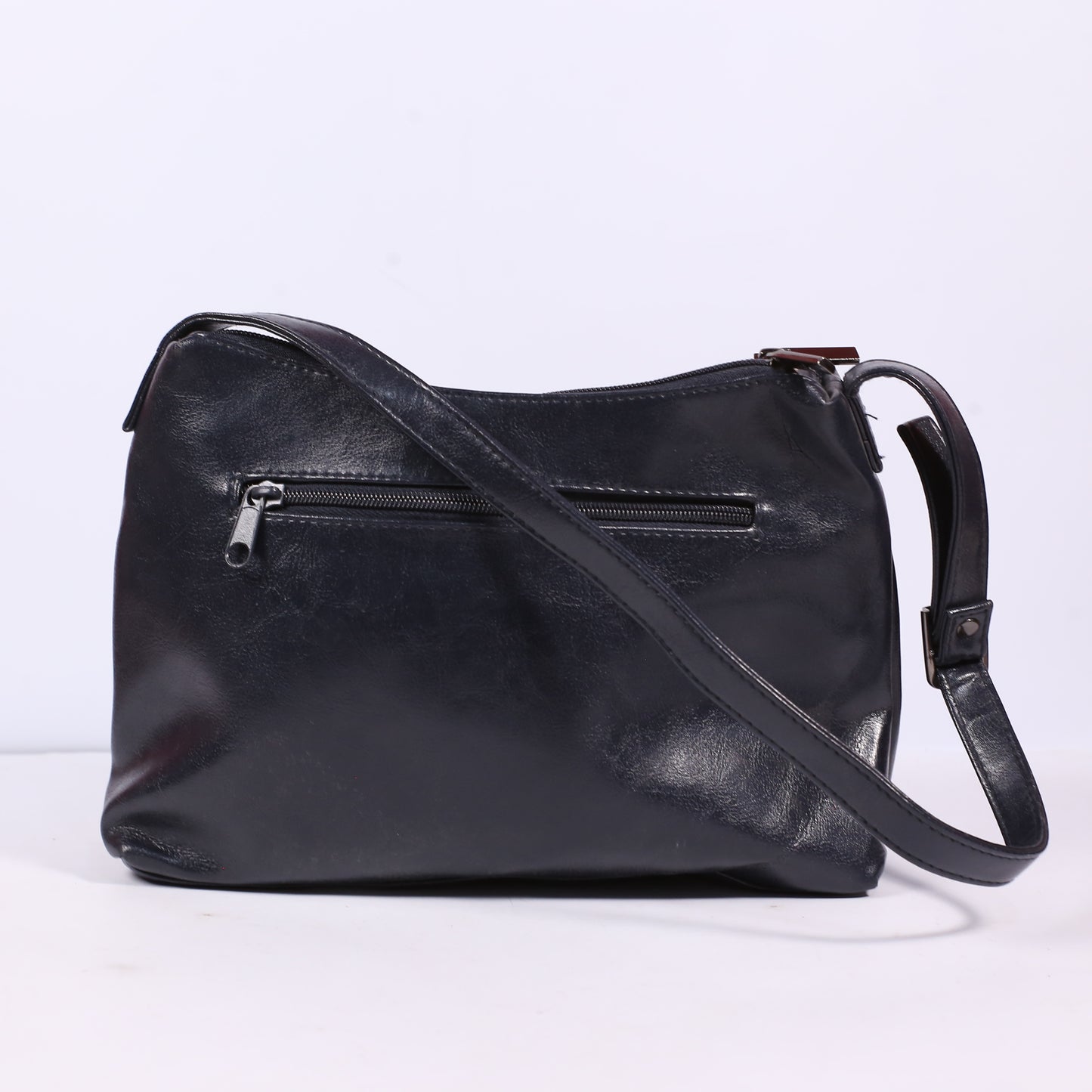 SW6 Jane Shilton  Black Faux Leather Crossbody Handbag