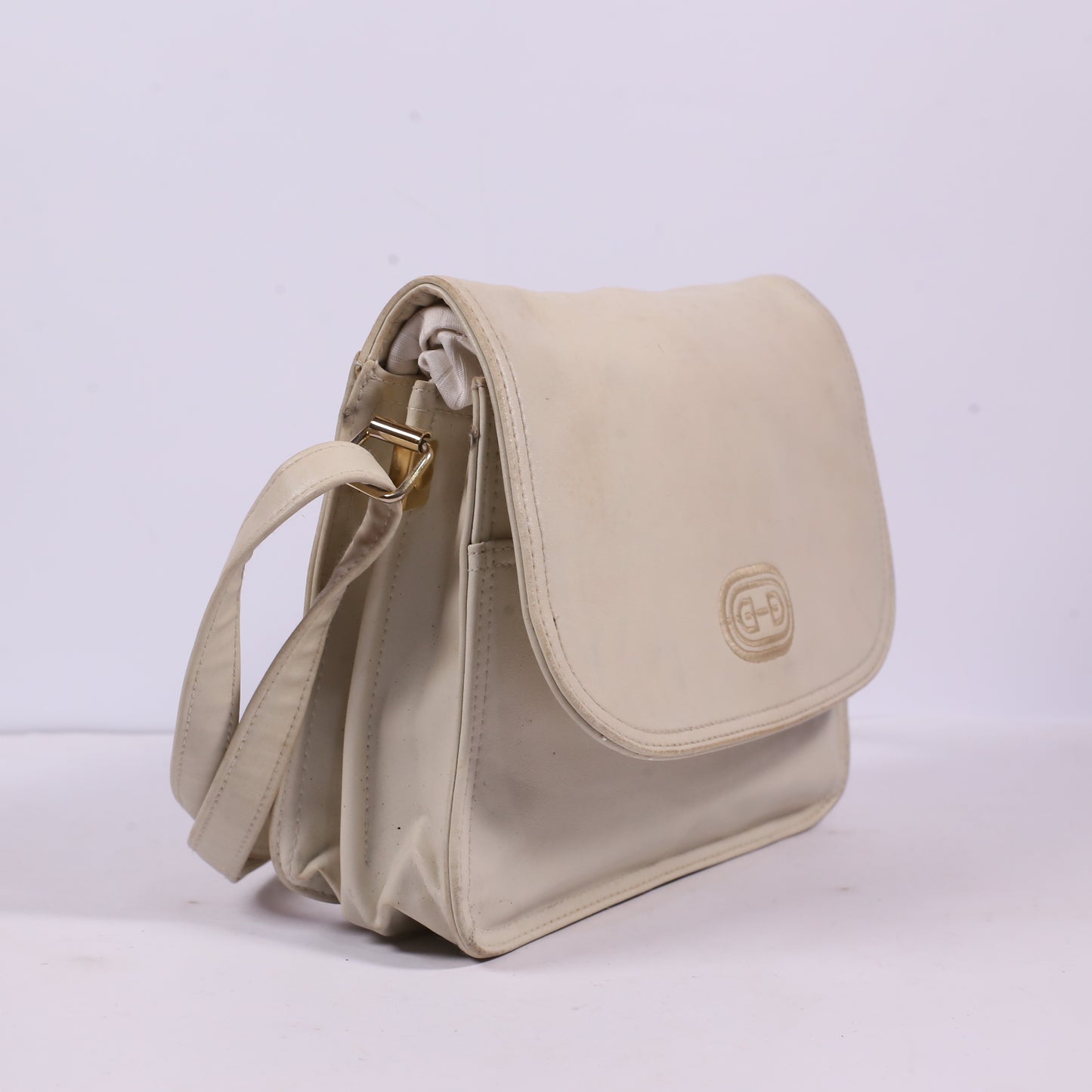 Women Shoulder Beige Bag