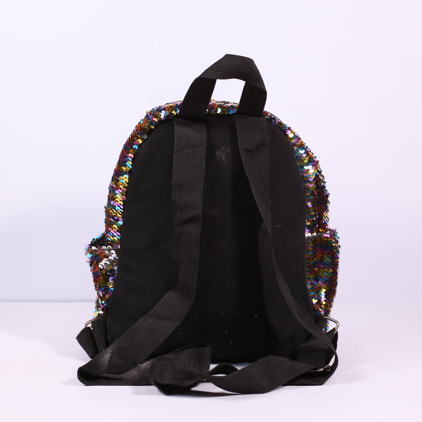 Multi-colored Flippable Sequins Backpack By Think Positive