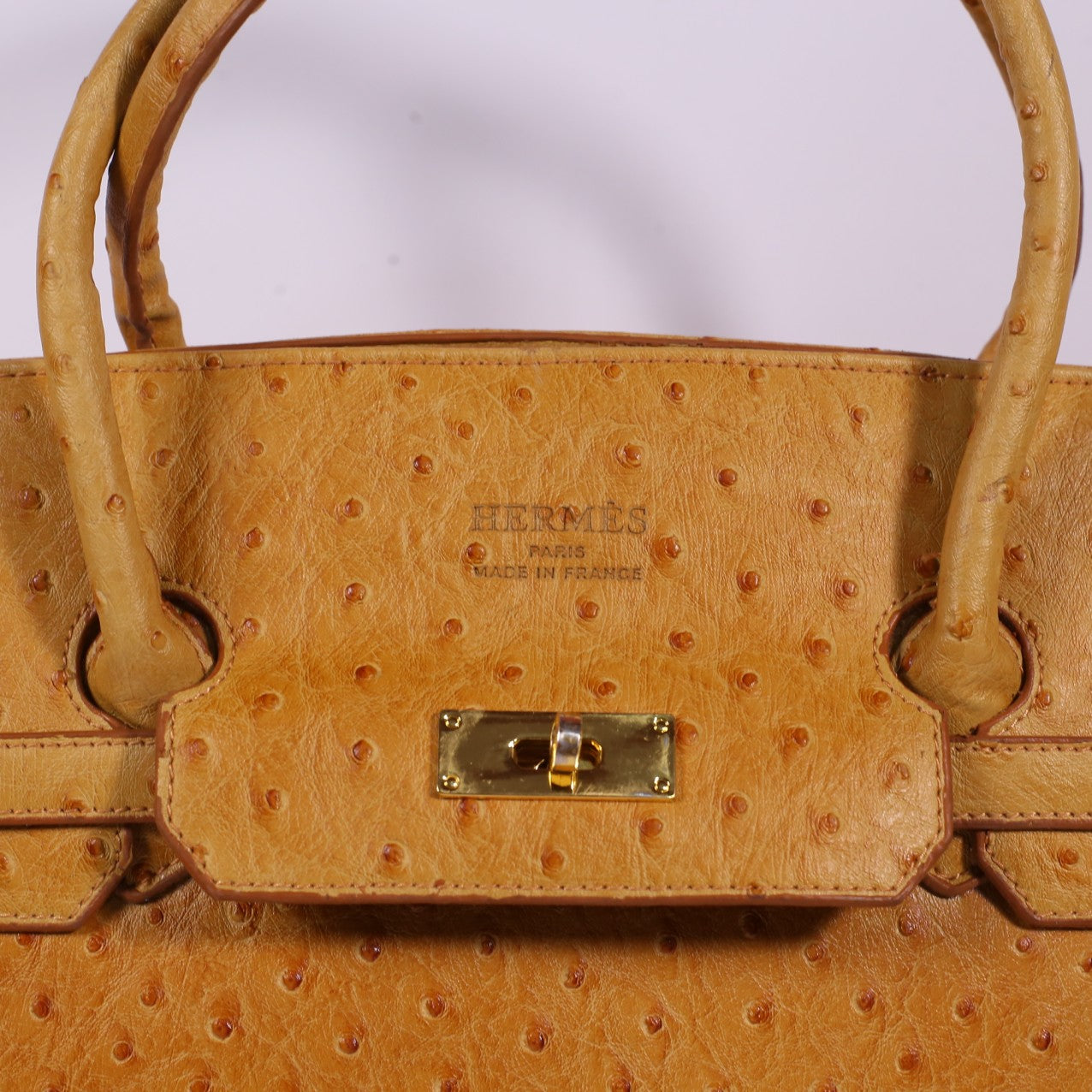 HERMES Birkin Ostrich Bag