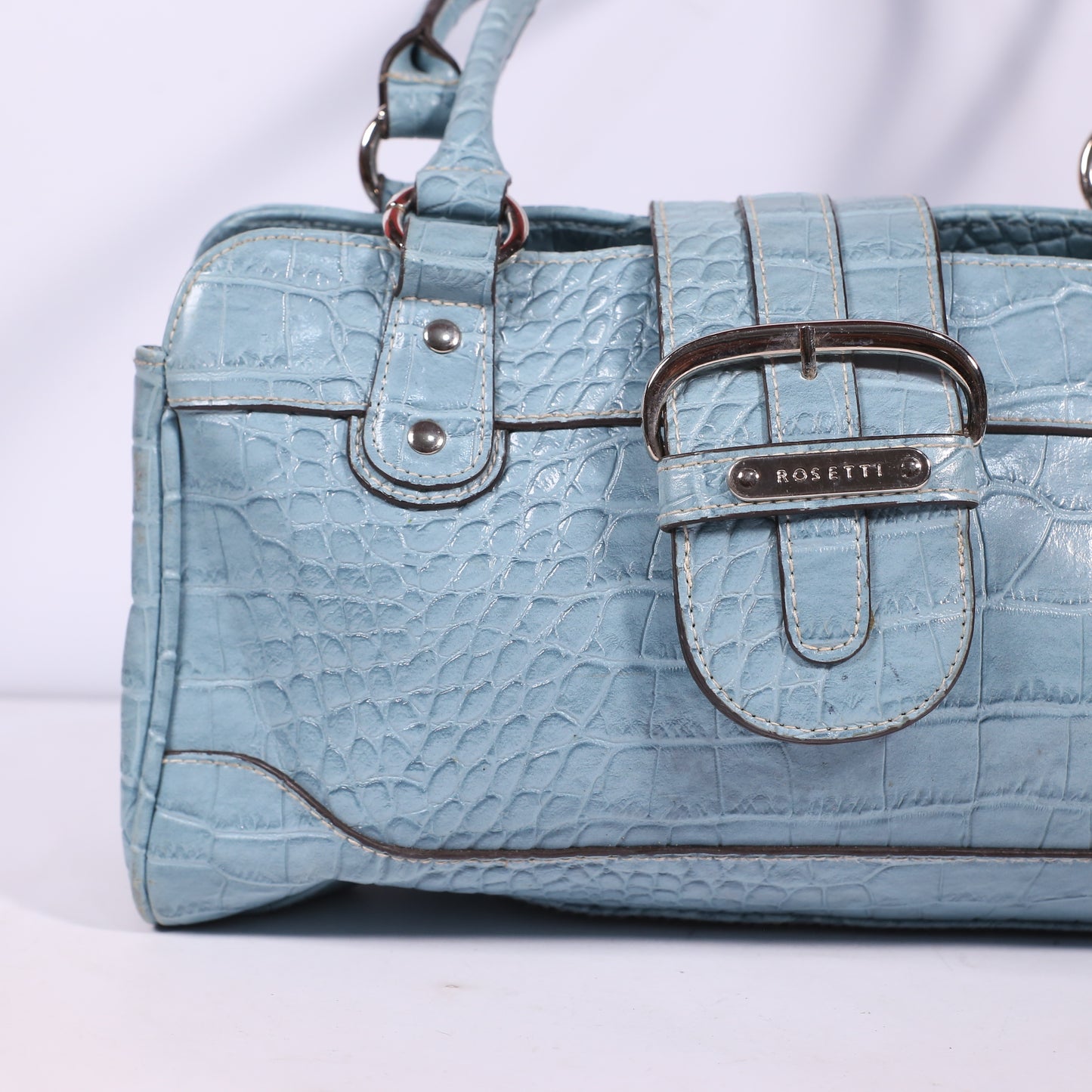 Rosetti Blue Croc Shoulder Bag