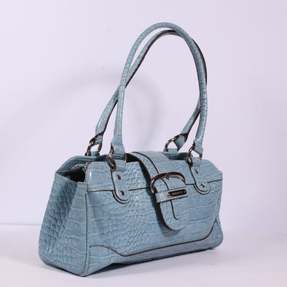 Rosetti Blue Croc Shoulder Bag