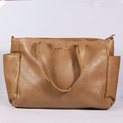 White ELM Women Brown Bag