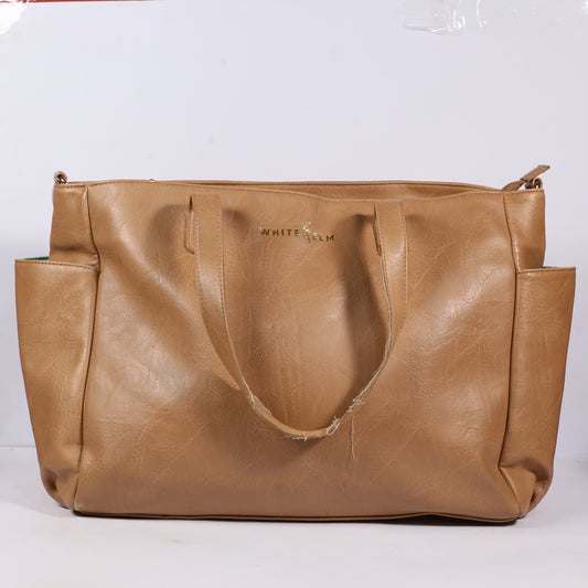 White ELM Women Brown Bag