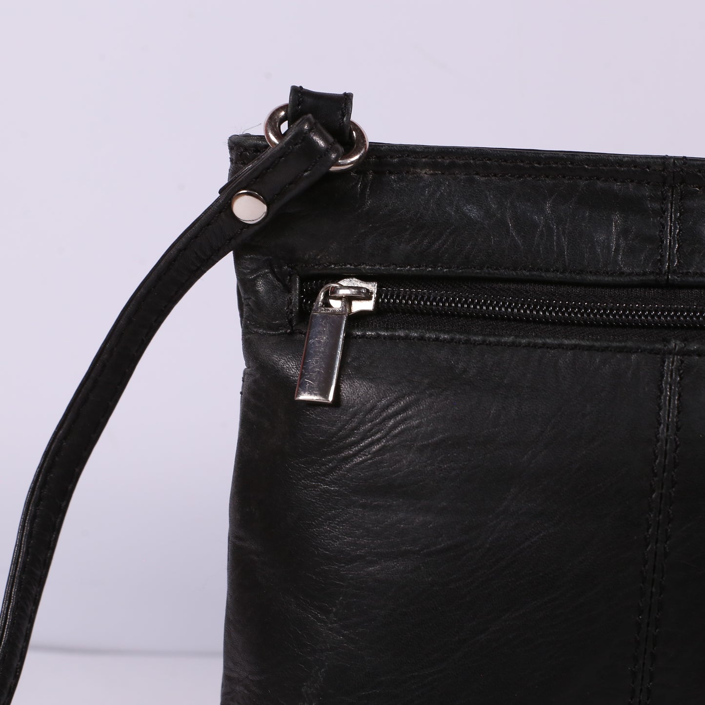 Women Black Genuine Leather Bag