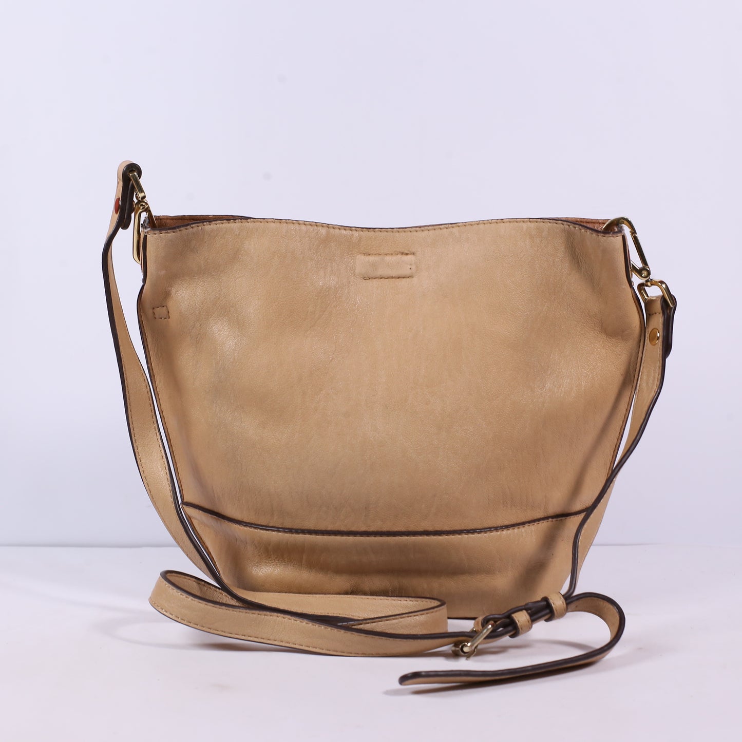 Calvin Klein Soft Colette Leather Hobo Shoulder Bag