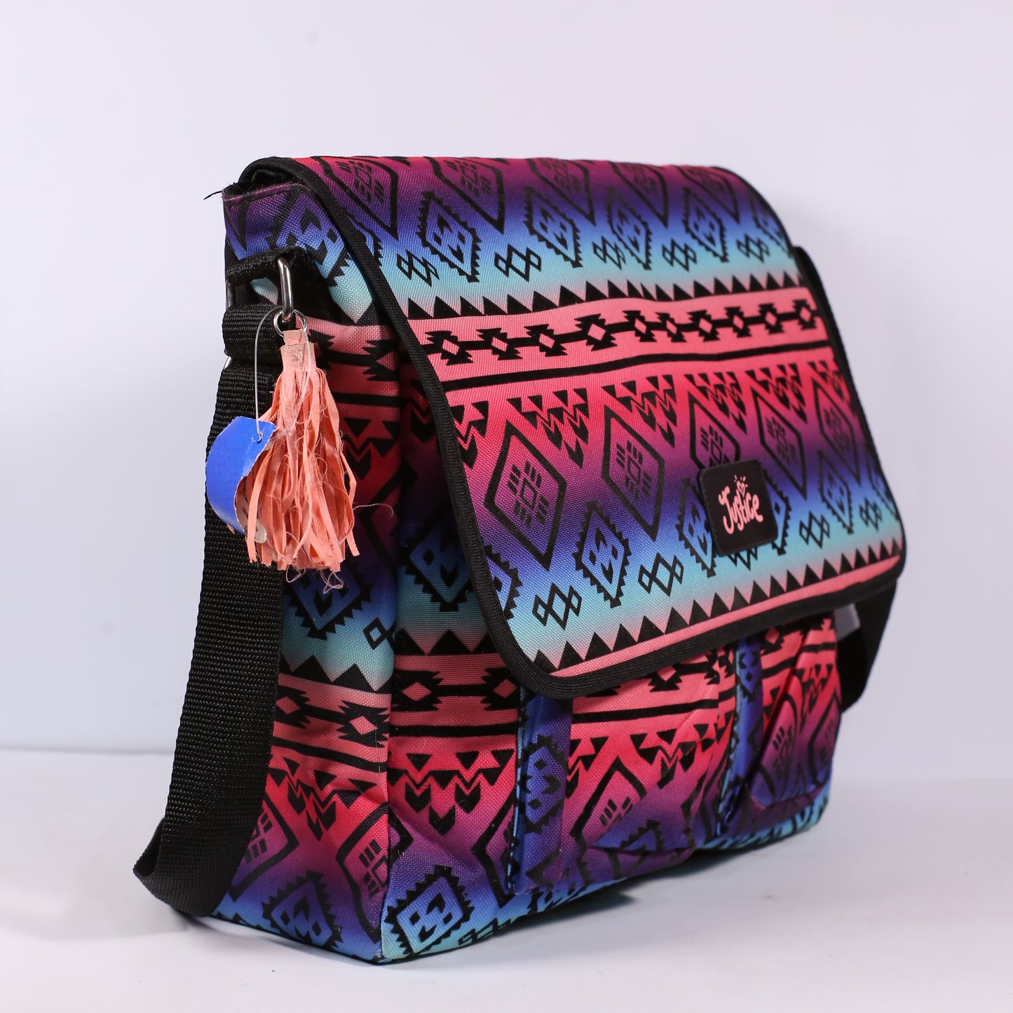 Justice Rainbow Messenger Bag